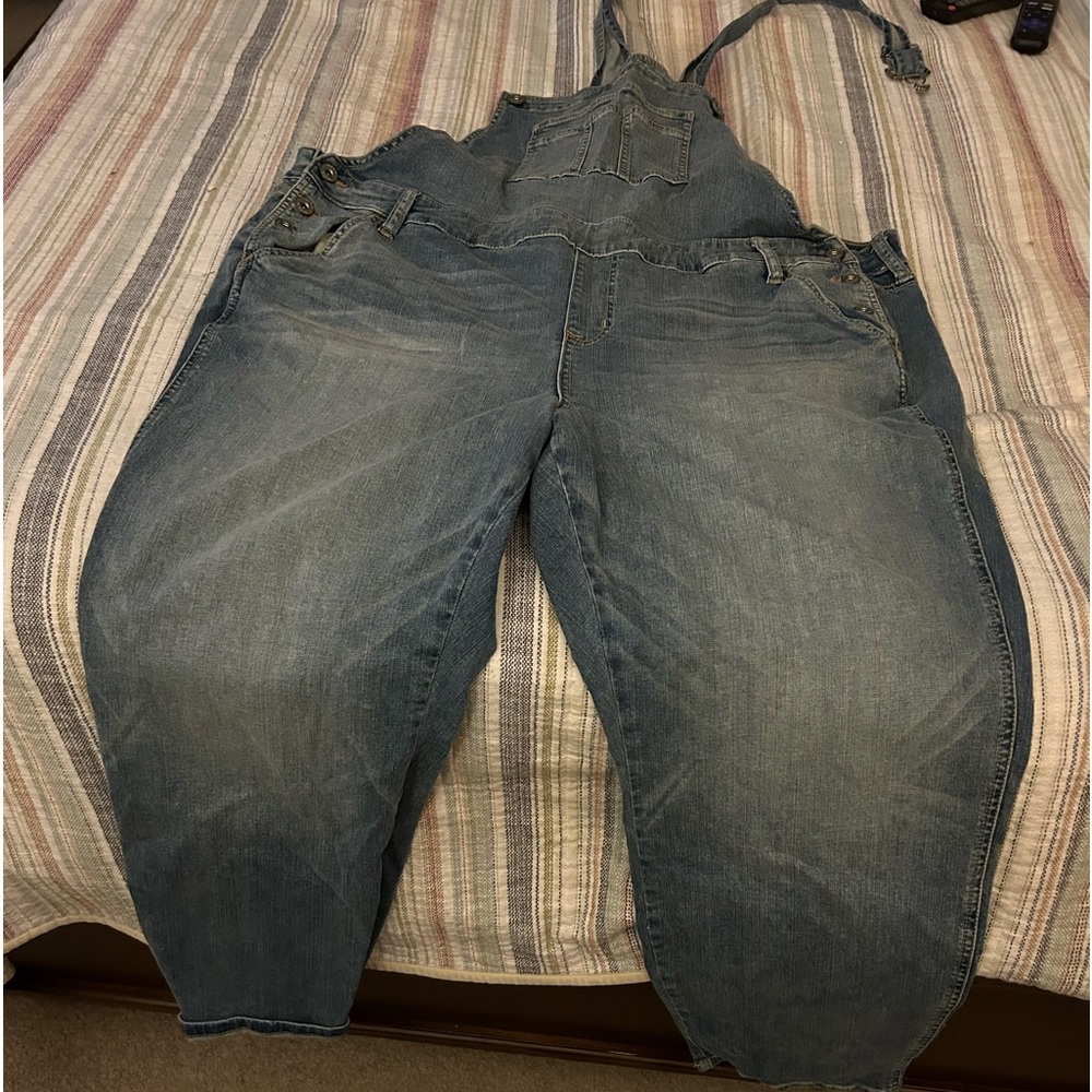 Torrid overalls size 22 only worn once in Halloween.